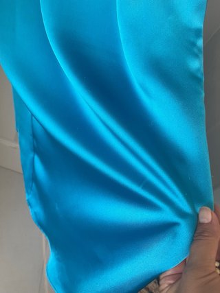 Vestido Civit azul satinado T38/42