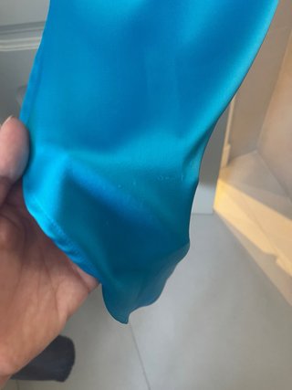 Vestido Civit azul satinado T38/42