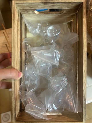 26 Pares Cubretacones Transparentes. Ideal bodas.