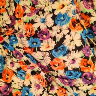 Vestido floral manga larga