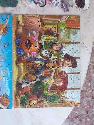 2 Puzzles Infantiles de madera: Toy Story y Disney
