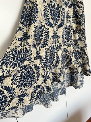 Vestido Bohemio Hombros Descubiertos Talla L