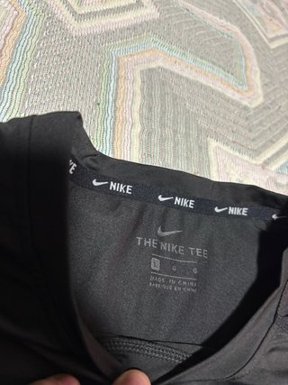 Camiseta Nike Negra Compresión Manga Larga Talla M