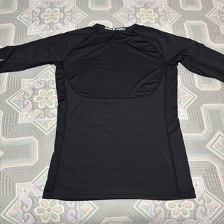 Camiseta Nike Negra Compresión Manga Larga Talla M