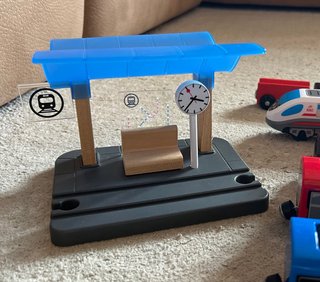Gran lote circuito tren de madera BRIO/IKEA/Lidl