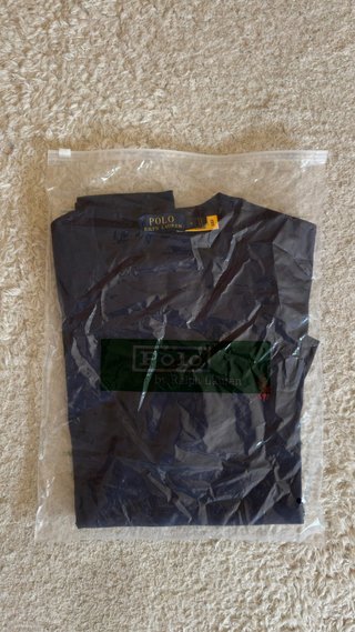 T-shirt Polo Ralph Lauren Azul Tamanho M