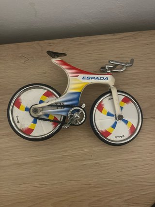 Maqueta Bicicleta Espada Miguel Indurain