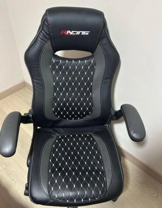 Silla Gamer RACING Negra y Gris