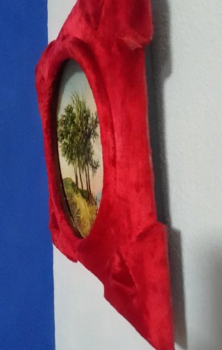 Plato antiguo  pintado a mano