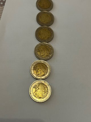 Monedas 2€ Italia 2001-2005