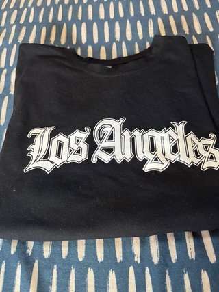 Camiseta Negra Los Angeles