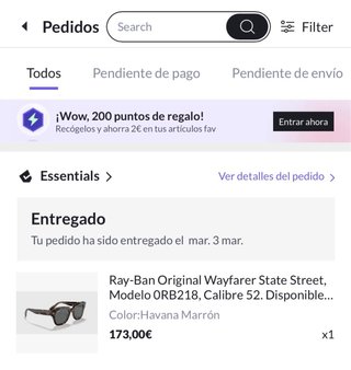 Gafas de Sol Ray-Ban Wayfarer State Street