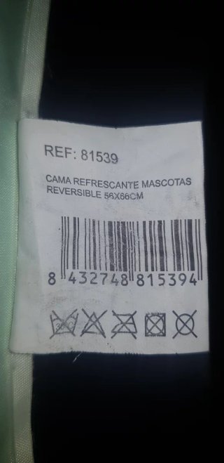 Cama para mascota refrescante.