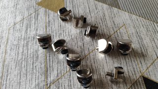 10 Soportes para Baldas de Cristal