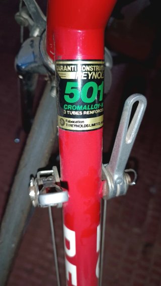 Bicicleta Clásica Peugeot Roja