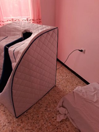 Cabina de sauna portátil
