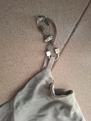 Mono largo gris tirantes ajustables talla 38