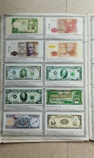 Álbum de Billetes del Mundo 1984
