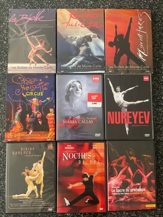 Lote 9 DVD Ballet Classico e Opera.B12