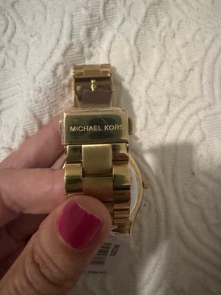 Reloj Michael Kors Dorado y Azul