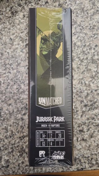 Unmatched Jurassic Park Ingen vs Raptors sigillato