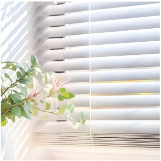 Persiana Veneciana PVC Blanca 120x160cm