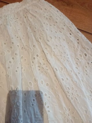 Falda Bordados Blanca