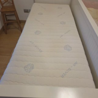 2 Letti Ikea con Materasso Lattice Antiacaro