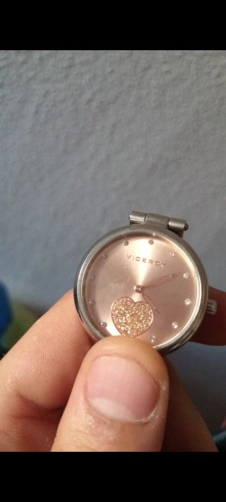 Reloj Viceroy Corazón Rosa y Plata