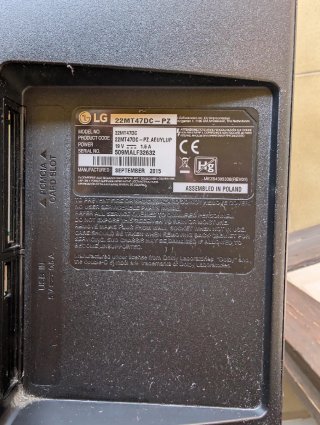 Televisión LG IPS LED Negra