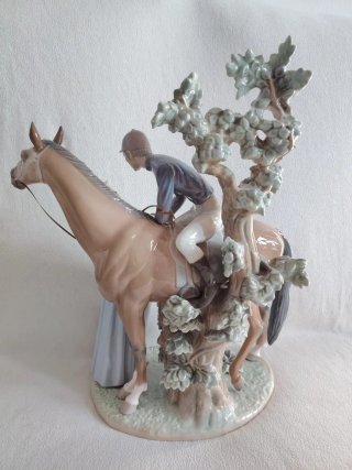Figura Lladró Jockey y Damita