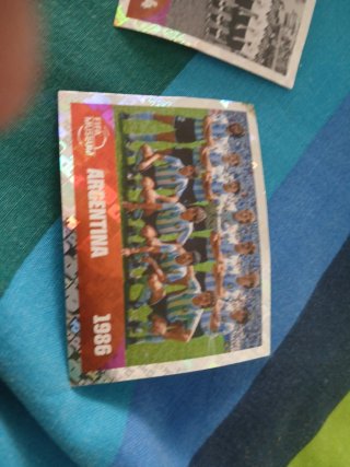 Cromos del mundial brillantes