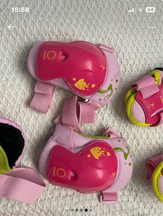 Protecciones Patinaje Niña Oxelo XS