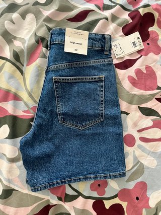 Shorts vaqueros H&M tiro alto ¡NUEVOS con etiqueta