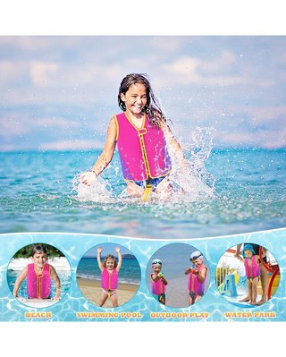 ★ Chaleco Natación Niños/Niñas 3-6 Años, Neopreno