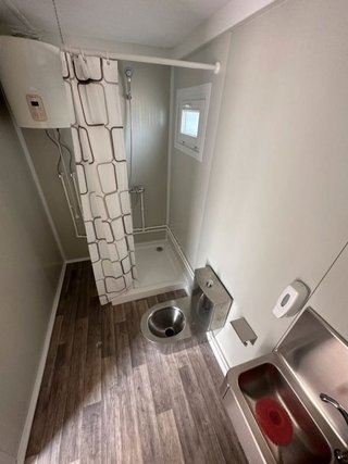 Casa modular prefabricada con baño