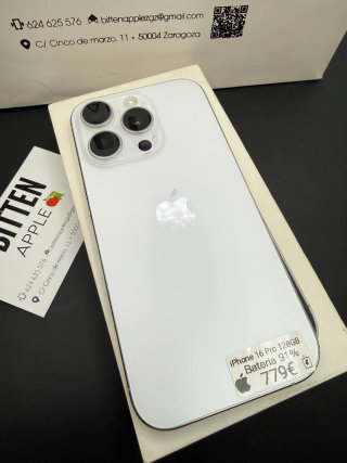 iPhone 16 Pro 128GB//BAT 91%!! GARANTÍA!!CAMBIOS!!