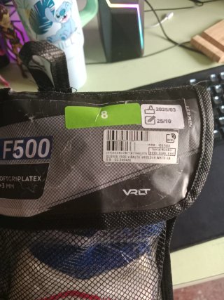 Guantes de portero Kipsta F500 talla 8