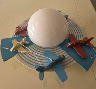 Lámpara infantil aviones