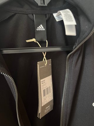 Chándal Adidas Negro con Rayas Blancas