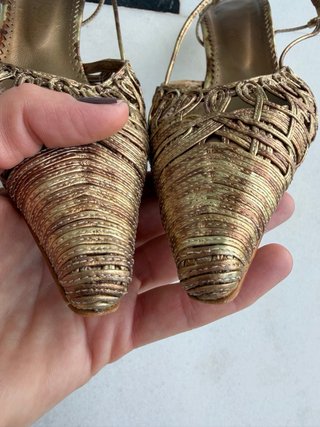 Zapatos de tacón Lodi dorados
