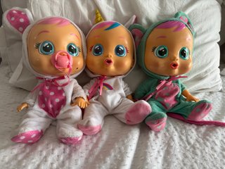 Lote 3 Bebés Llorones