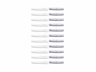 Set 12 Cuchillos Mesa postre Blano 110mm
