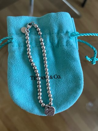 Pulsera Tiffany & Co. Plata 925 Corazón 17cm