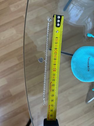 Pulsera Tiffany & Co. Plata 925 Corazón 17cm