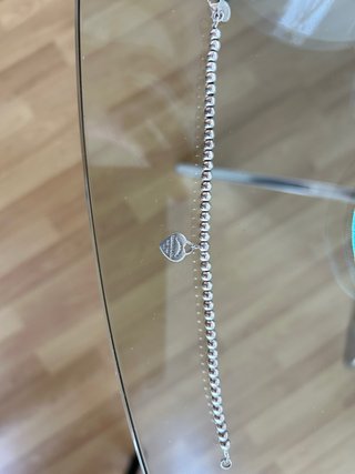 Pulsera Tiffany & Co. Plata 925 Corazón 17cm