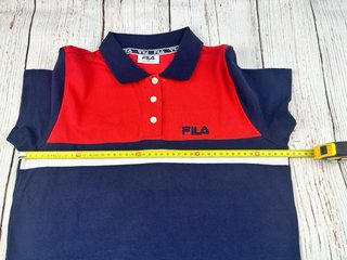 Fila Sportswear Polo de Mujer Colorblock - Azul M