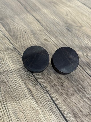 Dilatatori per lobi in legno - ear plug 38 mm