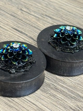Dilatatori per lobi in legno - ear plug 38 mm