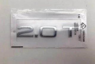 EMBLEMA LATERAL O TRASERO AUDI 2.0T